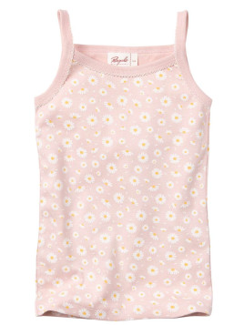 People Wear Organic - Bio Kinder Unterhemd mit Gänseblümchen-Allover