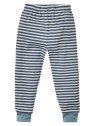 People Wear Organic - Bio Kinder Schlafanzug mit Nashorn-Druck und Streifen