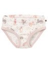 People Wear Organic - Bio Kinder Unterhosen Doppelpack mit Katzen-Allover/Gestreift