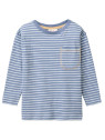 People Wear Organic - Bio Kinder Langarmshirt mit Streifen und Tasche