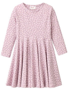 People Wear Organic - Bio Kinder Jersey Kleid mit Gänseblümchen-Allover