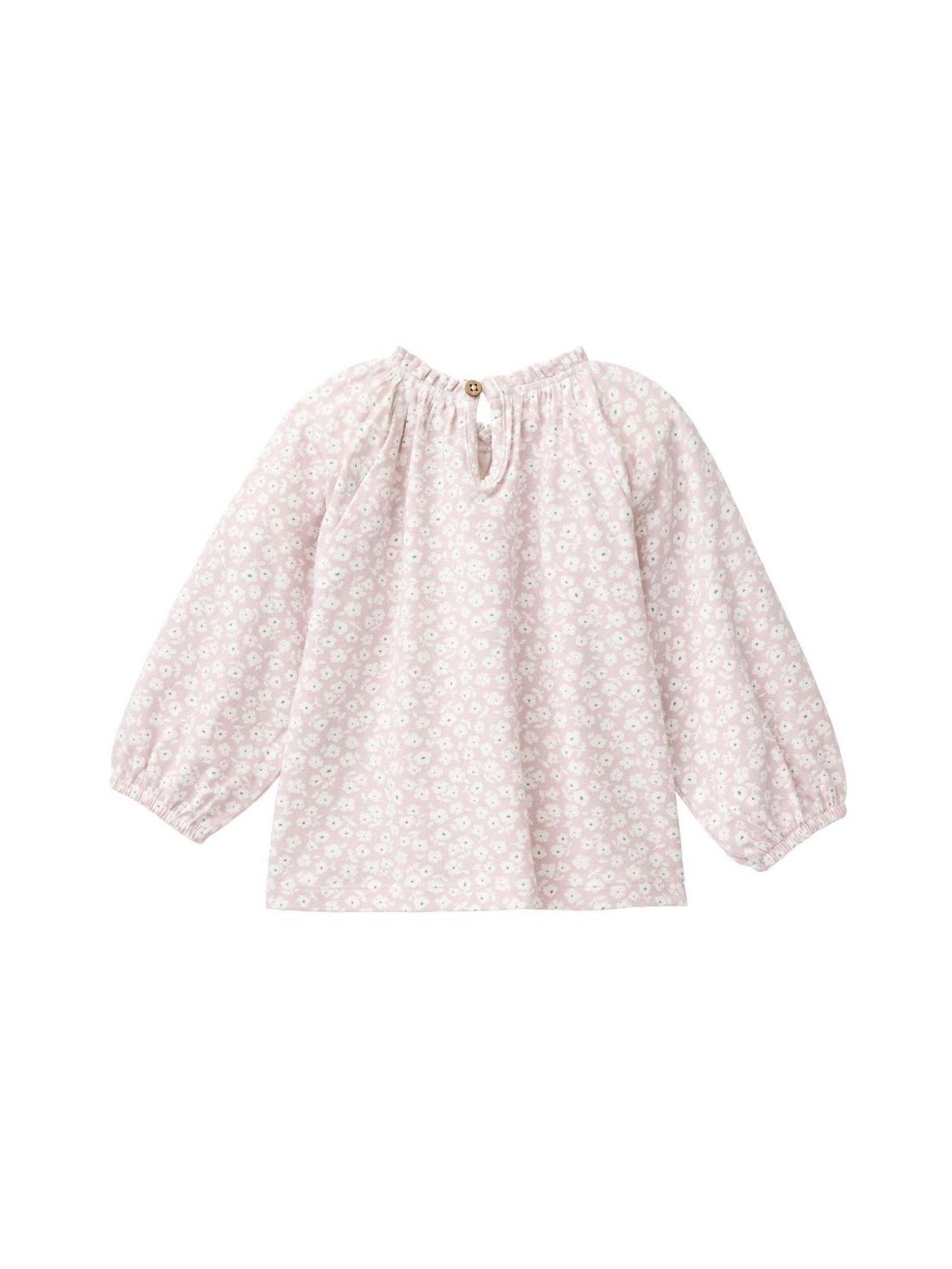 People Wear Organic - Bio Baby Langarmshirt mit Veilchen-Allover