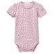 People Wear Organic - Bio Baby Body kurzarm mit Veilchen-Allover