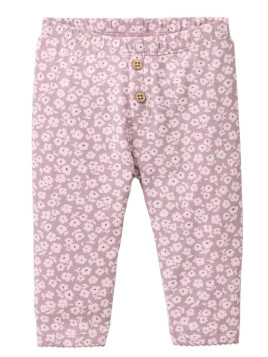 People Wear Organic - Bio Baby Leggings mit Veilchen-Allover
