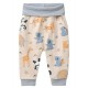 People Wear Organic - Bio Baby Sweathose mit Seitentaschen und Zootiere-Allover