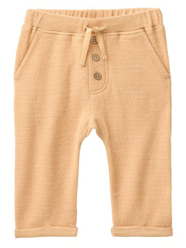 People Wear Organic - Bio Kinder Frottee Sweathose mit Seitentaschen, honiggelb