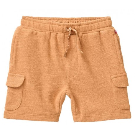 People Wear Organic - Bio Kinder Frottee Sweat-Bermuda mit Taschen, karamell