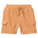 People Wear Organic - Bio Kinder Frottee Sweat-Bermuda mit Taschen, karamell