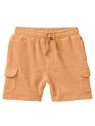 People Wear Organic - Bio Kinder Frottee Sweat-Bermuda mit Taschen, karamell