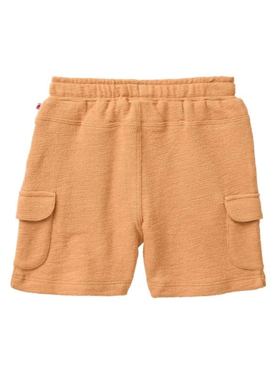 People Wear Organic - Bio Kinder Frottee Sweat-Bermuda mit Taschen, karamell