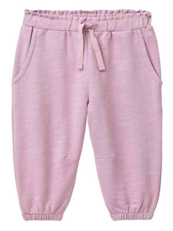People Wear Organic - Bio Baby Sweathose mit Seitentaschen und Seitentaschen, malve