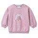 People Wear Organic - Bio Baby Sweatshirt mit Regenbogen-Applikation