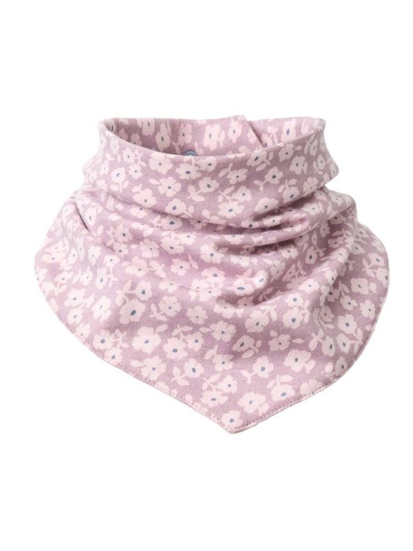 People Wear Organic - Bio Baby Wende Tuch mit Veilchen-Allover und Uni