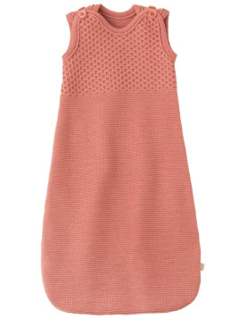 disana - Bio Baby Strick Schlafsack, Wolle, softpink