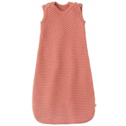 disana - Bio Baby Strick Schlafsack, Wolle, softpink