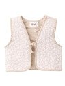 People Wear Organic - Bio Baby Wende Steppweste mit Veilchen-Allover