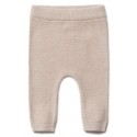 puri organic - Bio Baby Feinstrick Hose, Baumwolle/Seide, cameo rose