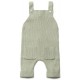 puri organic - Bio Baby Feinstrick Latzhose, Baumwolle/Seide, pistazie