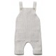 puri organic - Bio Baby Feinstrick Latzhose, Baumwolle/Seide, beigemelange