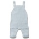puri organic - Bio Baby Feinstrick Latzhose, Baumwolle/Seide, hellblau