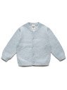 puri organic - Bio Baby Strickjacke aus Popcornstrick, Baumwolle/Seide, hellblau
