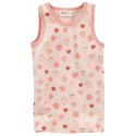People Wear Organic - Bio Kinder Unterhemd mit Erdbeer-Allover