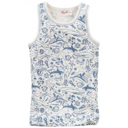 People Wear Organic - Bio Kinder Unterhemd mit Unterwasser-Allover