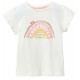 People Wear Organic - Bio Kinder T-Shirt mit fruchtigem Regenbogen-Druck