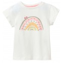 People Wear Organic - Bio Kinder T-Shirt mit fruchtigem Regenbogen-Druck
