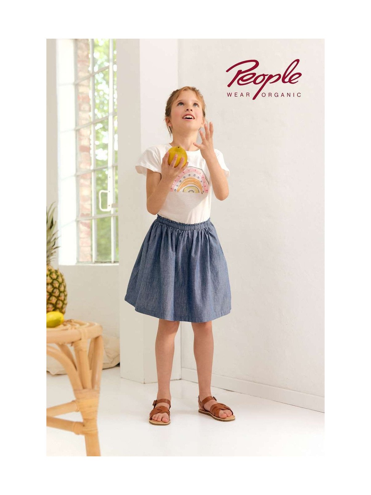 People Wear Organic - Bio Kinder in Jeans-Optik