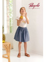 People Wear Organic - Bio Kinder T-Shirt mit fruchtigem Regenbogen-Druck