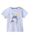 People Wear Organic - Bio Baby T-Shirt mit Delfin-Druck