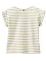 People Wear Organic - Bio Baby T-Shirt mit Erdbeer-Applikation und Streifen