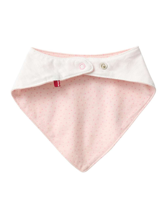People Wear Organic - Bio Baby Wende Tuch mit fruchtigem Regenbogen-Druck und Punkten