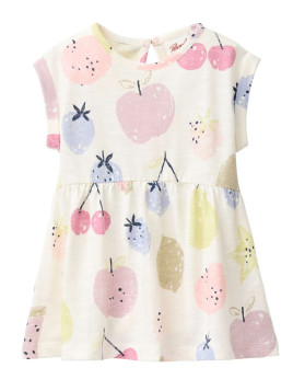 People Wear Organic - Bio Baby Kleid mit Früchte-Allover
