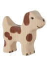 HOLZTIGER - Holzfigur Hofhund, klein, ca. 6 x 1,9 x 5,5 cm