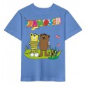 spreadshirt - Bio Kinder T-Shirt mit Janosch-Druck, bright blue
