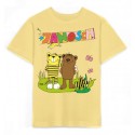 spreadshirt - Bio Kinder T-Shirt mit Janosch-Druck, viva yellow