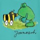 spreadshirt - Bio Kinder T-Shirt mit Janosch-Druck "Tigerente und Frosch", pool blue