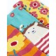 frugi - Bio Kinder Strümpfe 3er-Pack "FRUGI-Rock my Socks" mit Igel und Blumen-Motiven