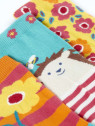 frugi - Bio Kinder Strümpfe 3er-Pack "FRUGI-Rock my Socks" mit Igel und Blumen-Motiven