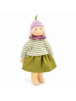 Nanchen Natur - Bio Schmusepuppe "Blütenkind Ida" 38cm