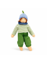 Nanchen Natur - Bio Schmusepuppe "Blütenkind Mo" 38cm