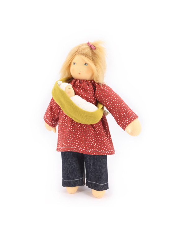 Nanchen Natur - Bio Puppenkleidung "Bekleidungsset Mama", 38cm