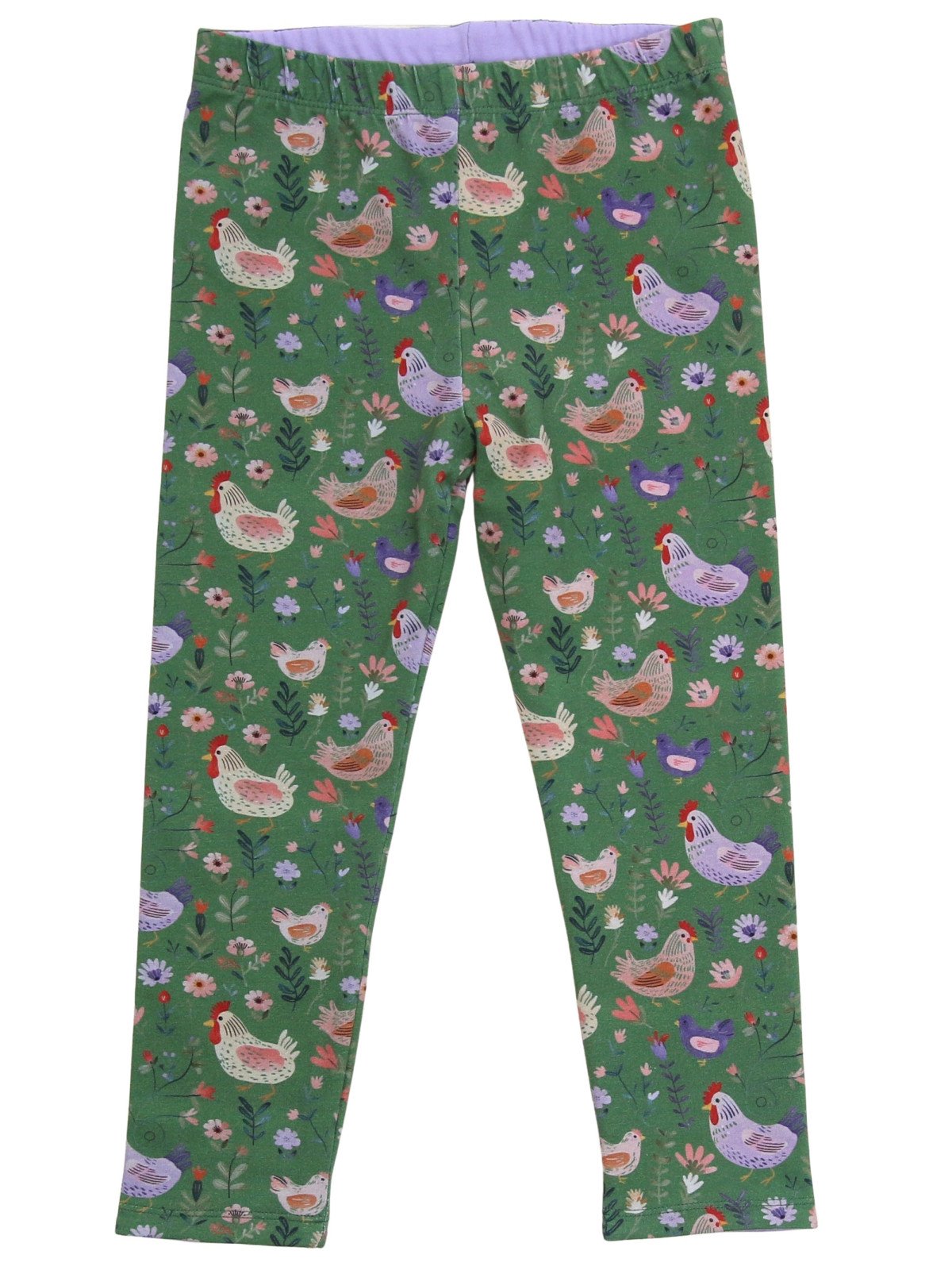 Enfant Terrible - Bio Kinder Wende Leggings mit Hühner-Allover