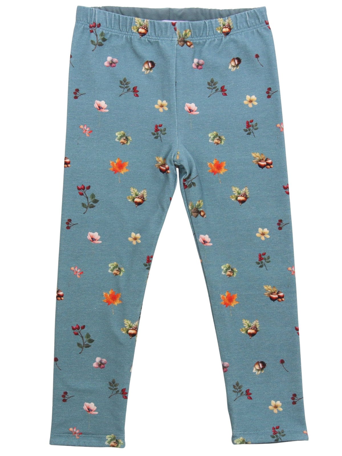 Enfant Terrible - Bio Kinder Wende Leggings mit Blätter-Allover
