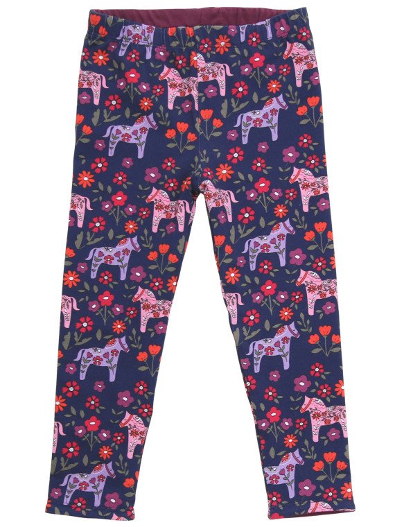 Enfant Terrible - Bio Kinder Wende Leggings mit Pferde-Allover