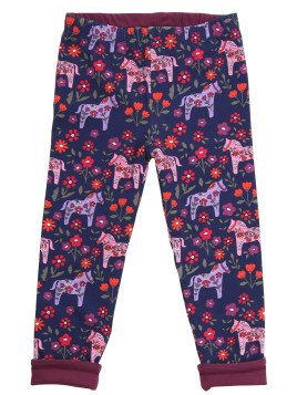 Enfant Terrible - Bio Kinder Wende Leggings mit Pferde-Allover