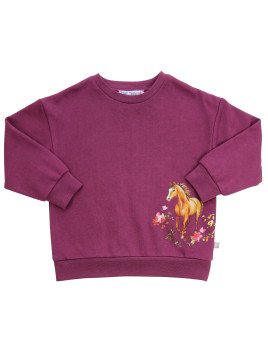 Enfant Terrible - Bio Kinder Sweatshirt mit Pferde-Druck