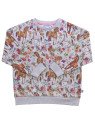 Enfant Terrible - Bio Kinder Sweatshirt mit Pferde-Allover